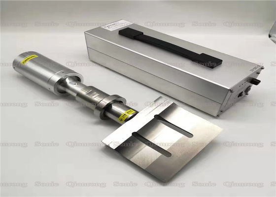 Het Titanium Scherp Blad van de voedselrang met de Ultrasone Aangepaste Breedte van 20khz voor Bevroren Vlees