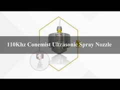 110khz Cyclone Cone Ultrasone Spray Coating Nozzle Low Power