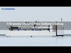 Geautomatiseerde ultrasone indiumcoating voor cilindrische onderdelen