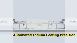 Geautomatiseerde ultrasone indiumcoatingmachine voor PVD-doelen