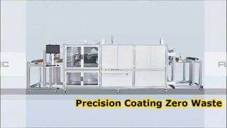 Roll-to-roll ultrasone coatingmachine Precisiespuiten